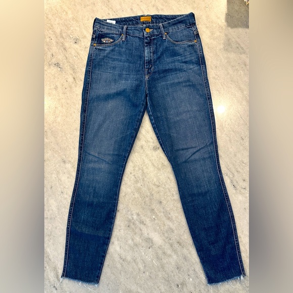 Mother Jeans High Waisted Double Looker Ankle Fray - 28 - EUC - Picture 6 of 8